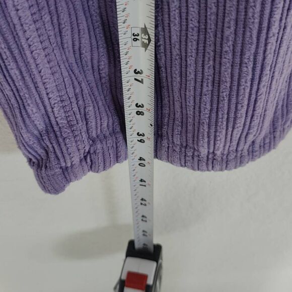 Ragged Pants Womens Size 28 Jeans Priest Unreal Combat Corduroy Purple - Picture 4 of 10